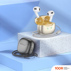 Наушники Borofone BW40 (БЕЛЫЙ/ЗОЛОТИСТЫЙ) (183441)