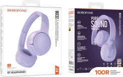 Наушники Borofone BO32 (СИРЕНЕВЫЙ) (183359)