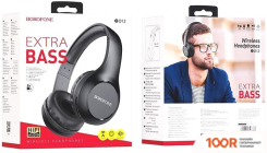 Наушники Borofone BO12 (ЧЕРНЫЙ) (183311)