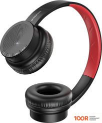 Наушники Borofone BO11 (ЧЕРНЫЙ/КРАСНЫЙ) (183305)