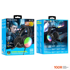 Наушники Borofone BO108 (ЧЕРНЫЙ) (183302)