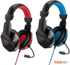 Наушники Borofone BO104 (ЧЕРНЫЙ/КРАСНЫЙ) (183298)