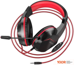 Наушники Borofone BO104 (ЧЕРНЫЙ/КРАСНЫЙ) (183298)