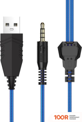 Наушники Borofone BO101 (ЧЕРНЫЙ/СИНИЙ) (183294)