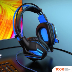 Наушники Borofone BO101 (ЧЕРНЫЙ/СИНИЙ) (183294)