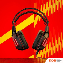 Наушники Borofone BO101 (ЧЕРНЫЙ/КРАСНЫЙ) (183293)