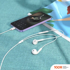 Наушники Borofone BM85 MAX LIGHTNING (БЕЛЫЙ) (183250)