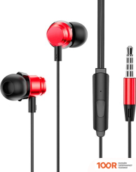 Наушники Borofone BM62 (КРАСНЫЙ/ЧЕРНЫЙ) (183190)