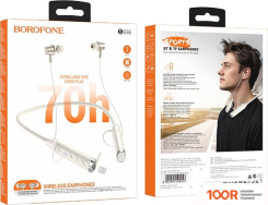 Наушники Borofone BE66 (ЗОЛОТИСТЫЙ) (183113)