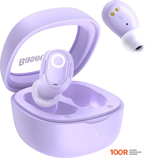 Наушники Baseus BOWIE WM02 (СИРЕНЕВЫЙ) (182761)