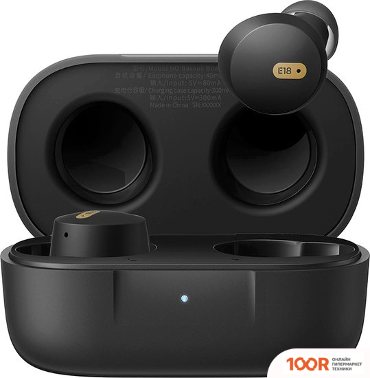 Наушники Baseus BOWIE E18 (ЧЕРНЫЙ) (182703)