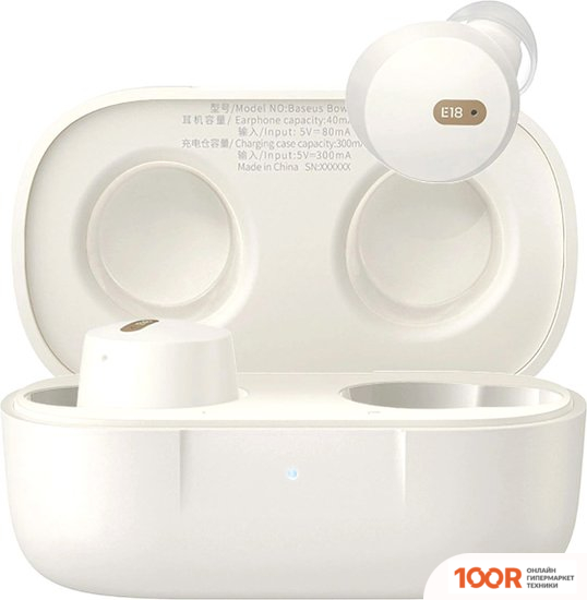 Наушники Baseus BOWIE E18 (БЕЛЫЙ) (182701)