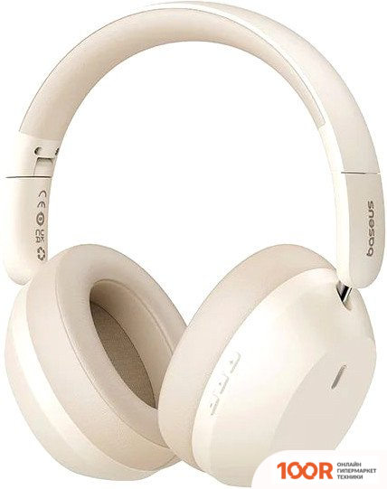 Наушники Baseus BASS 35 MAX (БЕЖЕВЫЙ) (182686)