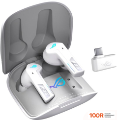 Наушники ASUS ROG CETRA TRUE WIRELESS SPEEDNOVA MOONLIGHT WHITE (182369)