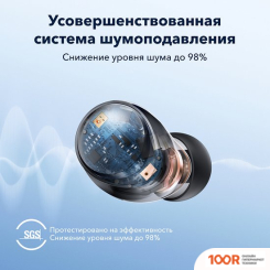Наушники Anker SOUNDCORE SPACE A40 (ЧЕРНЫЙ) (182317)