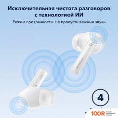 Наушники Anker SOUNDCORE LIFE NOTE 3I (БЕЛЫЙ) (182264)