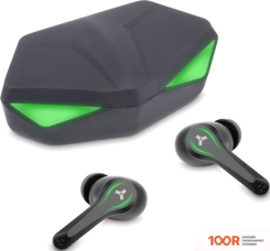 Наушники AccesStyle WILD TWS (ЧЕРНЫЙ/ЗЕЛЕНЫЙ) (182115)