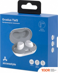 Наушники AccesStyle GRADUS TWS (БЕЛЫЙ) (182079)