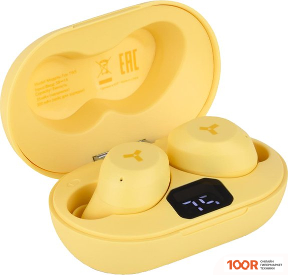 Наушники AccesStyle FOX TWS (ЖЕЛТЫЙ) (182077)