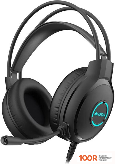 Наушники A4Tech FSTYLER FH300U (ЧЕРНЫЙ) (182044)