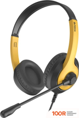 Наушники A4Tech FSTYLER FH100U (ЧЕРНЫЙ/ЖЕЛТЫЙ) (182034)