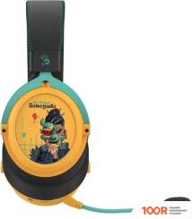 Наушники A4Tech BLOODY MR595 RENEGADE (ЖЕЛТЫЙ) (182012)