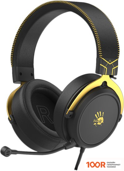 Наушники A4Tech BLOODY M590I (ЧЕРНЫЙ/ЖЕЛТЫЙ) (181991)