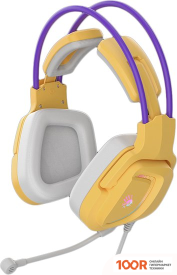 Наушники A4Tech BLOODY G575 (ЖЕЛТЫЙ/ФИОЛЕТОВЫЙ) (181964)