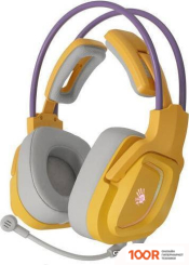 Наушники A4Tech BLOODY G575 (ЖЕЛТЫЙ/ФИОЛЕТОВЫЙ) (181964)