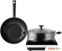 Настольная плита Xiaomi MIJIA HOME INDUCTION COOKER A1 (КИТАЙСКАЯ ВЕРСИЯ, С КАСТРЮЛЕЙ И СКОВОРОДКОЙ) (181821)