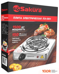 Настольная плита Sakura ПЭ-08Н (181717)