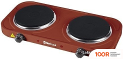 Настольная плита Sakura ПЭ-04 (КОРИЧНЕВЫЙ ГЛЯНЦЕВЫЙ) (181712)