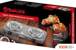 Настольная плита Sakura ПЭ-03 (ГРАФИТ) (181707)