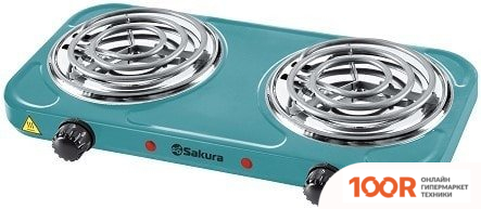 Настольная плита Sakura ПЭ-03 (БИРЮЗОВЫЙ) (181706)