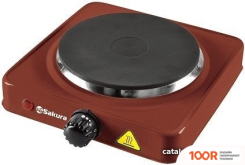 Настольная плита Sakura ПЭ-01 (КОРИЧНЕВЫЙ ГЛЯНЦЕВЫЙ) (181698)