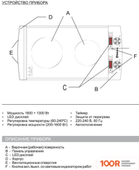 Настольная плита Sakura SA-7159 (181692)