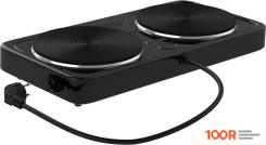 Настольная плита Maxvi HE211 (ЧЕРНЫЙ) (181655)