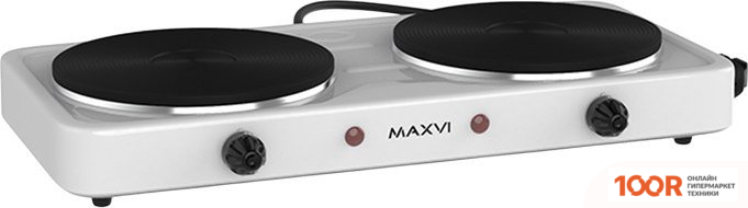 Настольная плита Maxvi HE211 (БЕЛЫЙ) (181654)