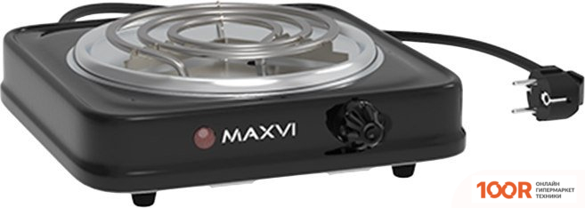 Настольная плита Maxvi HE101 (ЧЕРНЫЙ) (181649)