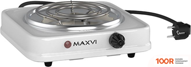 Настольная плита Maxvi HE101 (БЕЛЫЙ) (181648)