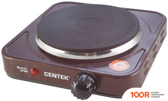 Настольная плита CENTEK CT-1506 (КОРИЧНЕВЫЙ) (181370)