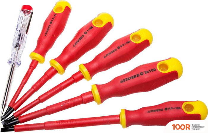 Stayer PROFI ELECTRO 100-250В, CR-V 25145-H6_Z01 (6 ПРЕДМЕТОВ) (180207)