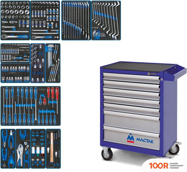 King Tony CLAIM 934-286AMB (286 ПРЕДМЕТОВ) (179615)