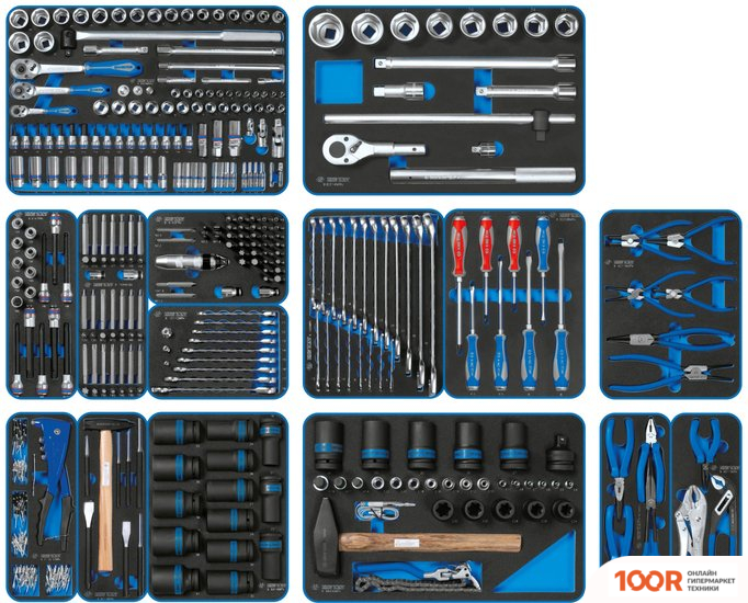 King Tony ACTION 934-327MRVD (327 ПРЕДМЕТОВ) (179602)