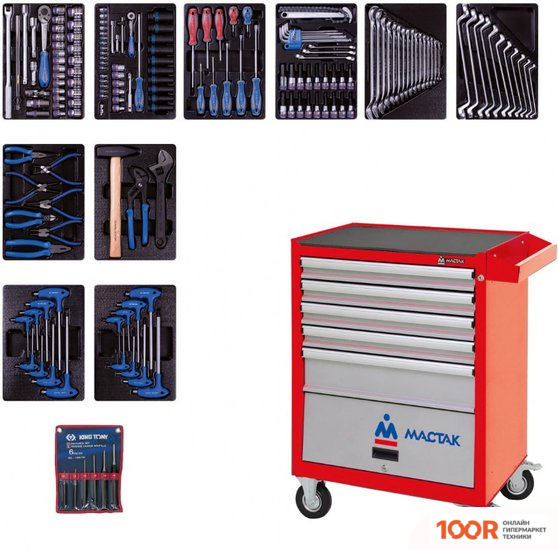 King Tony 932-000AMR (173 ПРЕДМЕТА) (179569)