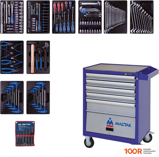 King Tony 932-000AMB (173 ПРЕДМЕТА) (179567)