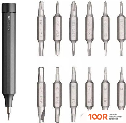 HOTO PRECISION SCREWDRIVER QWLSD004 (13 ПРЕДМЕТОВ) (179212)