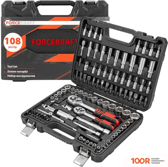 ForceKraft FK-41082-5DS (108 ПРЕДМЕТОВ) (178973)