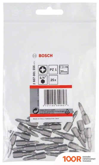 Bosch 2607001556 (25 ПРЕДМЕТОВ) (178561)