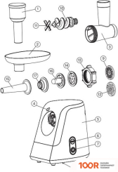Мясорубка Vitek VT-1675 (178294)
